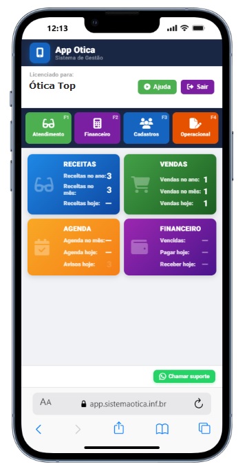 App Ótica Online